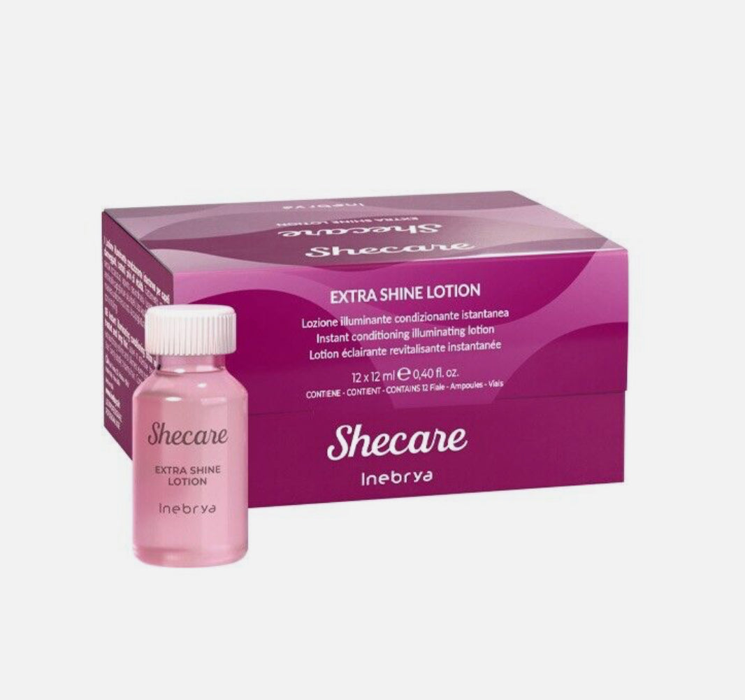 SHECARE REPAIR LOCIÓN EXTRA BRILLO AMPOLLETAS