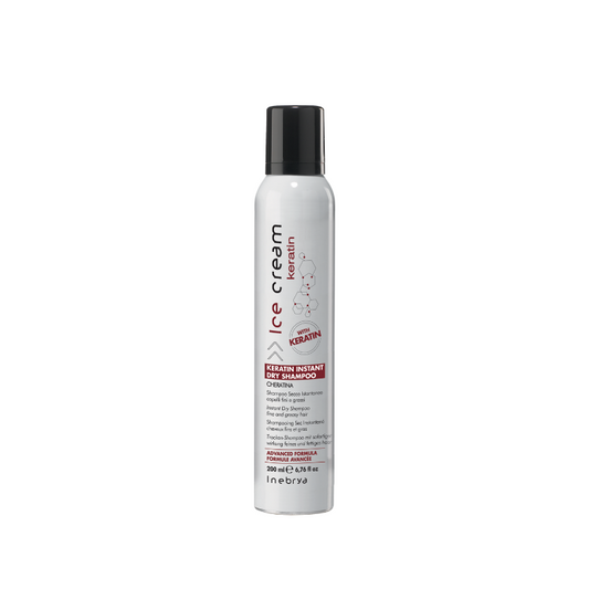 Champú seco instantáneo con queratina 200 ml